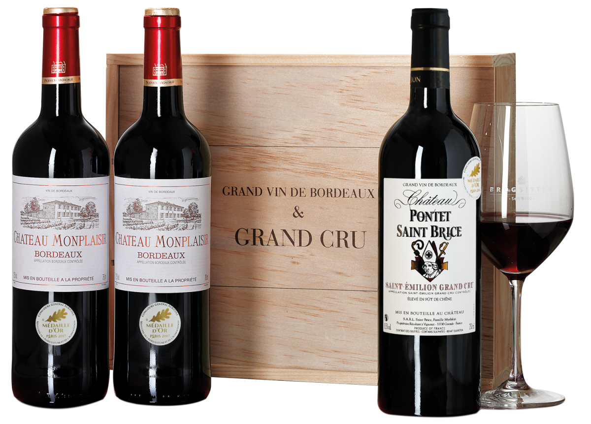 Grand Vin de Bordeaux & Grand Cru Präsente Präsente Brogsitter B2B
